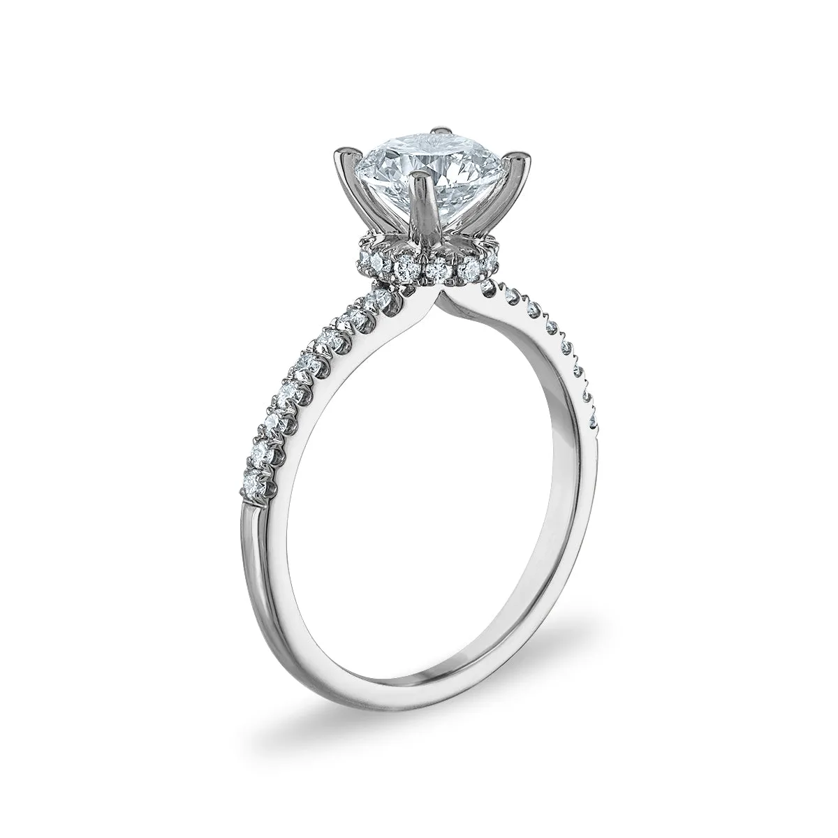 1-3/4 CTW Lab Grown Round Diamond Bridal Set in 14KT White Gold