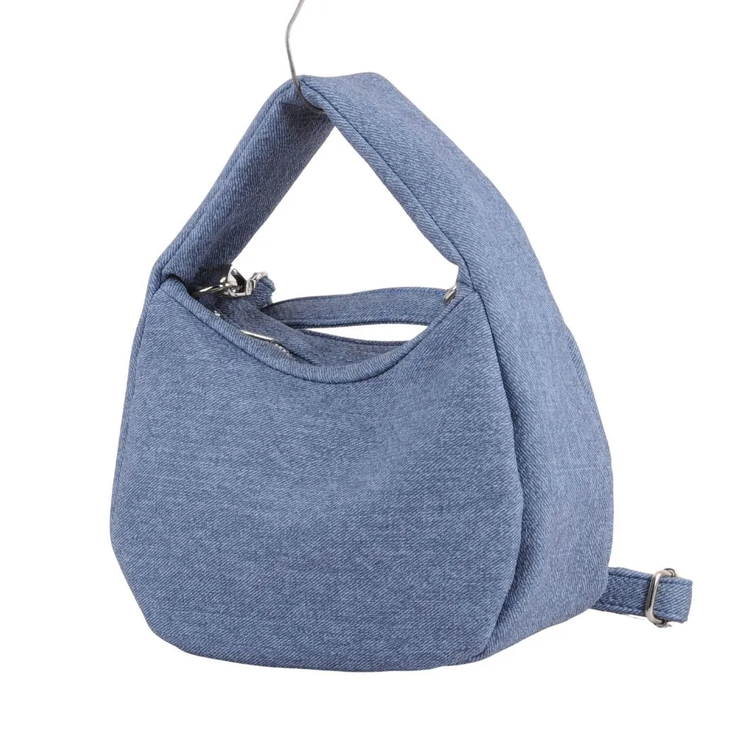 1532 - Suede Handbag with Shoulder Strap