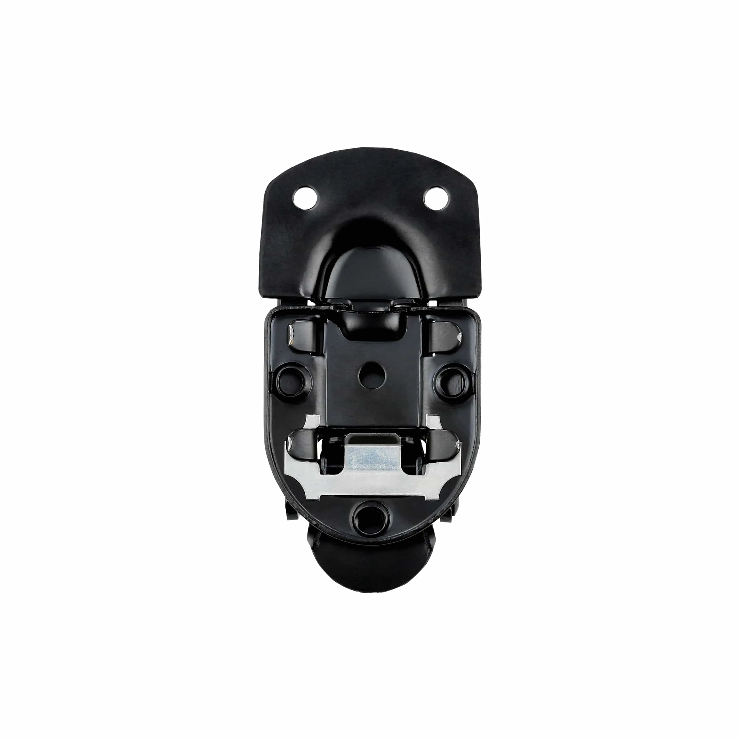 2 7/16" Black, Latch Lock Drawbolt, Steel, #L-2026-BLK
