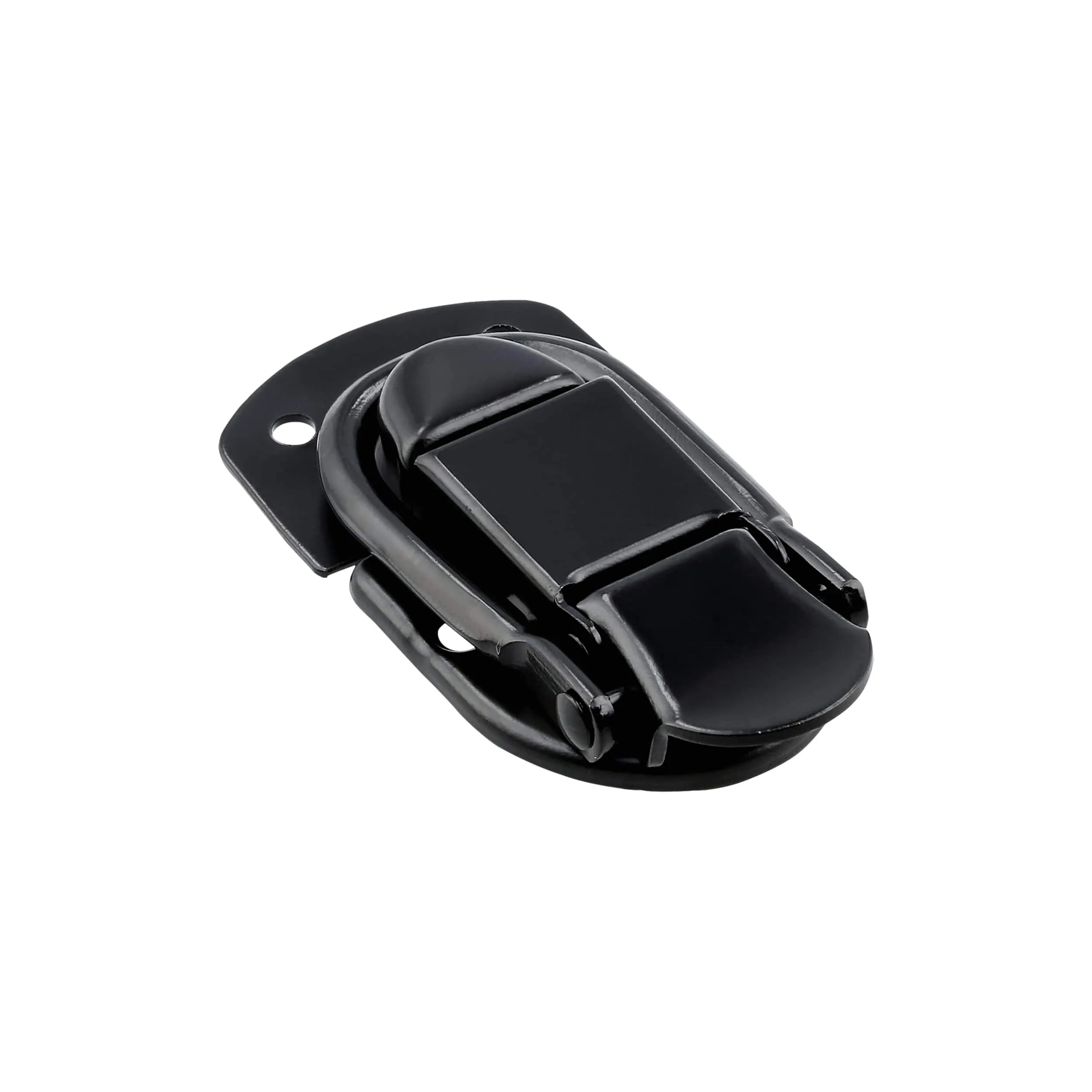 2 7/16" Black, Latch Lock Drawbolt, Steel, #L-2026-BLK