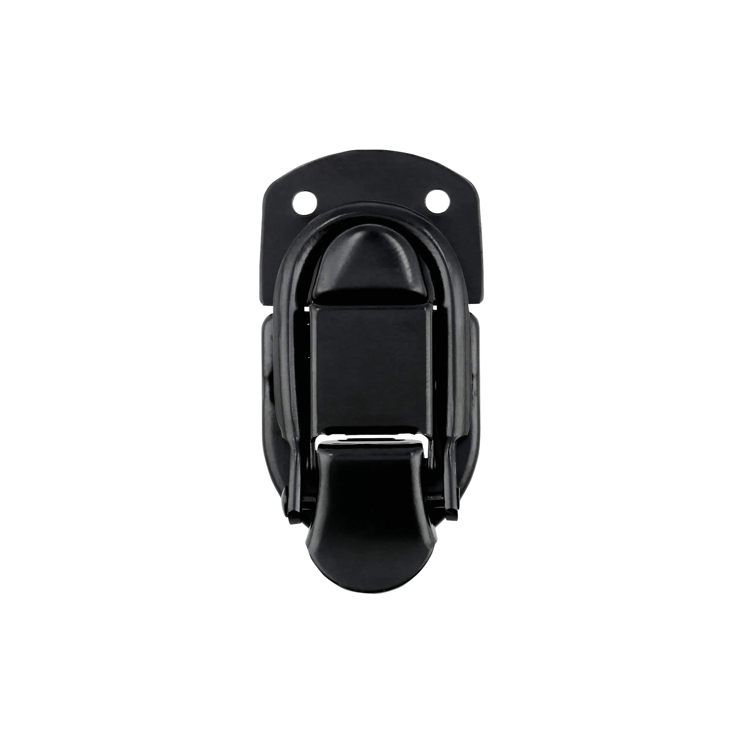 2 7/16" Black, Latch Lock Drawbolt, Steel, #L-2026-BLK