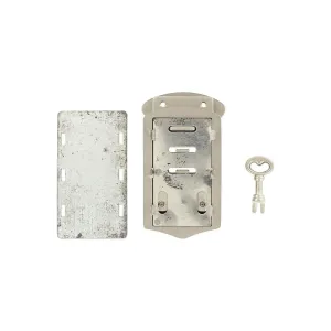 2 7/8" Satin Nickel, 3-Position Flap Lock, Zinc Alloy, #L-2137