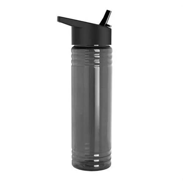24 Oz. Slim Fit Water Bottles - Flip Straw Lid (Q332722)