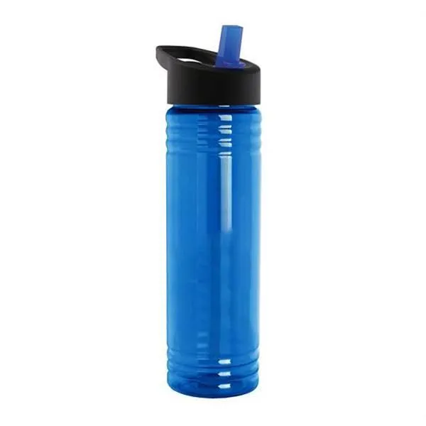 24 Oz. Slim Fit Water Bottles - Flip Straw Lid (Q332722)
