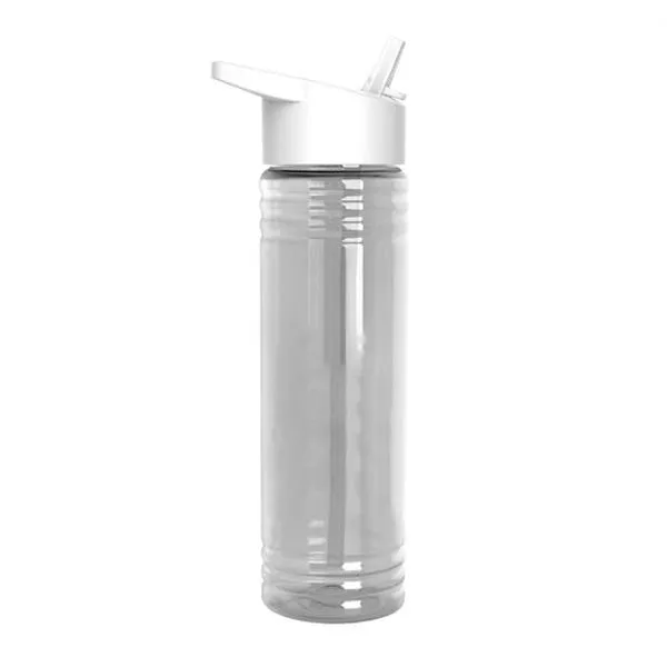 24 Oz. Slim Fit Water Bottles - Flip Straw Lid (Q332722)