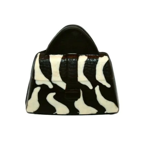 3D Zebra Print Purse