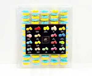 50 Pack Elderflower French Macaron Value Pack