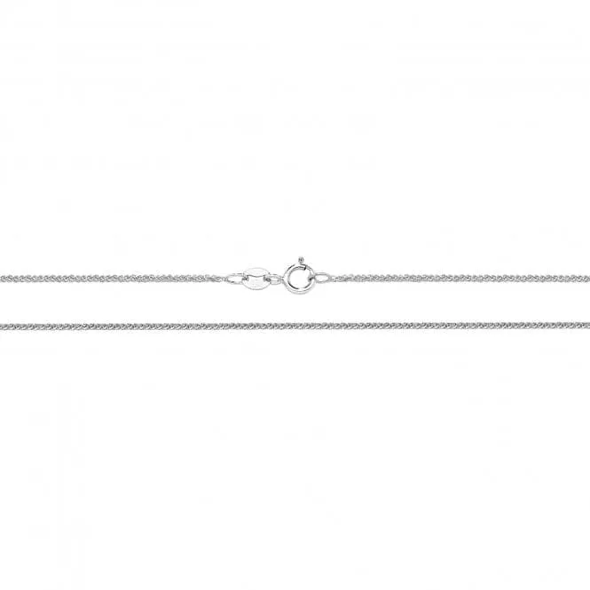 9CT White Gold Wheat Chain CH224W