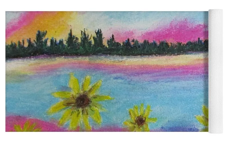 A Flower Fantasy ~ Yoga Mat