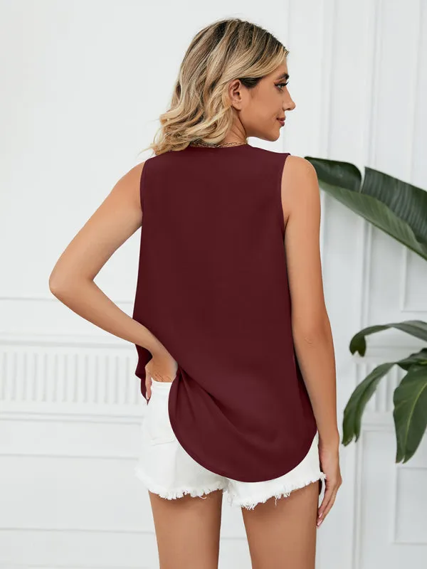 Add a Touch of Elegance to Your Look with Our Lovely Lace Trimmed Blouse