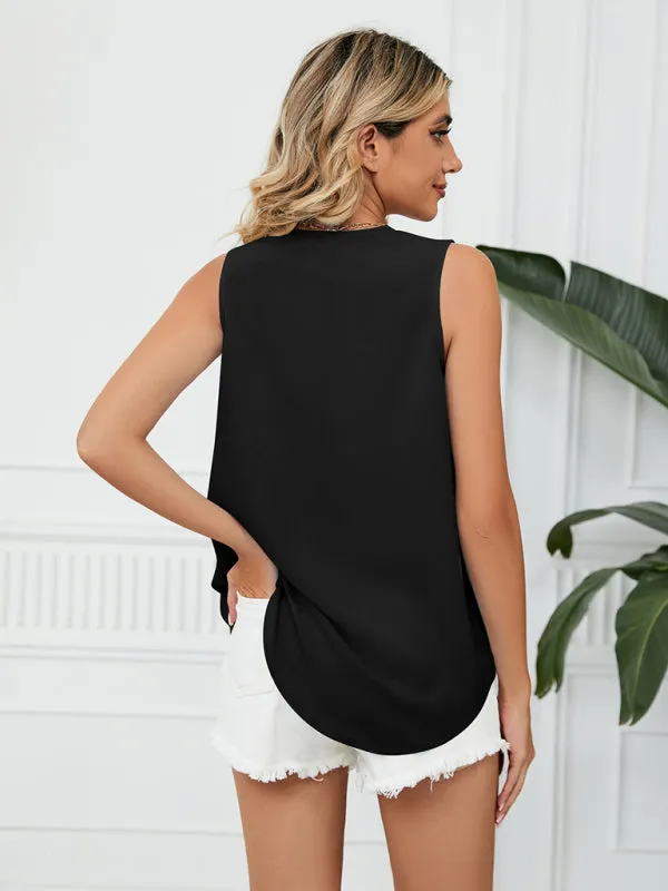 Add a Touch of Elegance to Your Look with Our Lovely Lace Trimmed Blouse