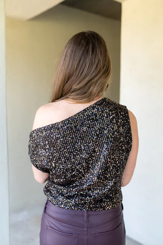 Adele Sequin Top