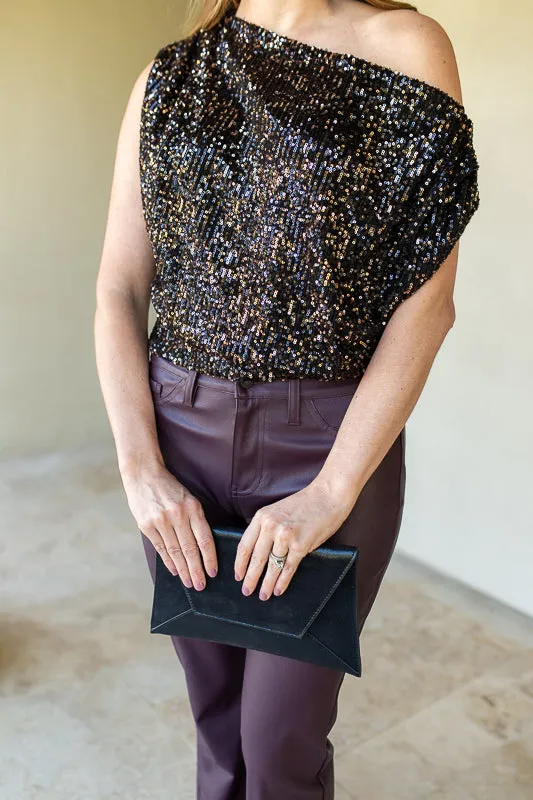 Adele Sequin Top