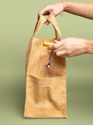 Aficionado Wine Tote Bag (4 Bottles) by Tiradia Cork