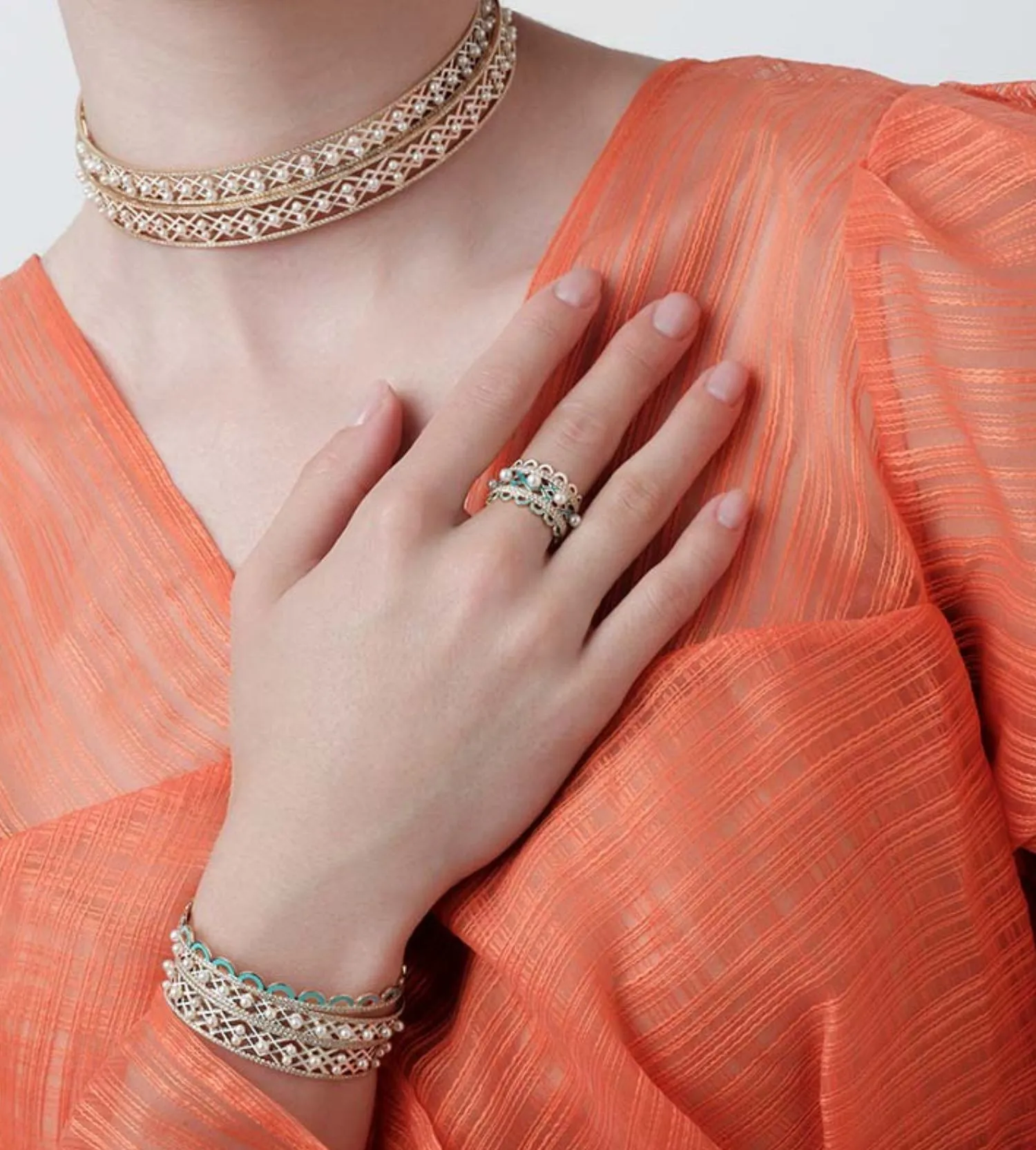 Alma Ivory Dome Ring