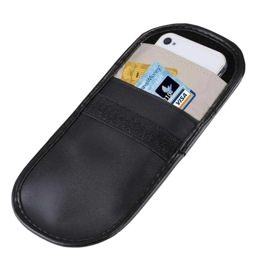 Amzer Frequency Blocking Bag With Card Holder - Black
