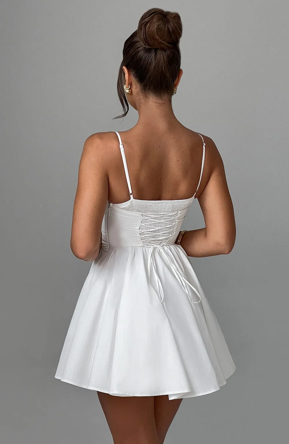 Analeigh Mini Graceful Dress - Ivory