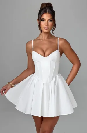 Analeigh Mini Graceful Dress - Ivory