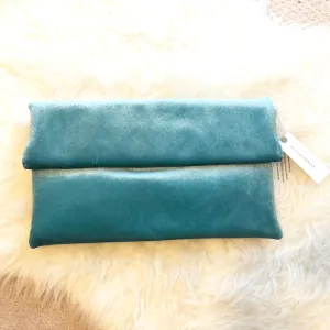 Anthropologie Velour Clutch NWT