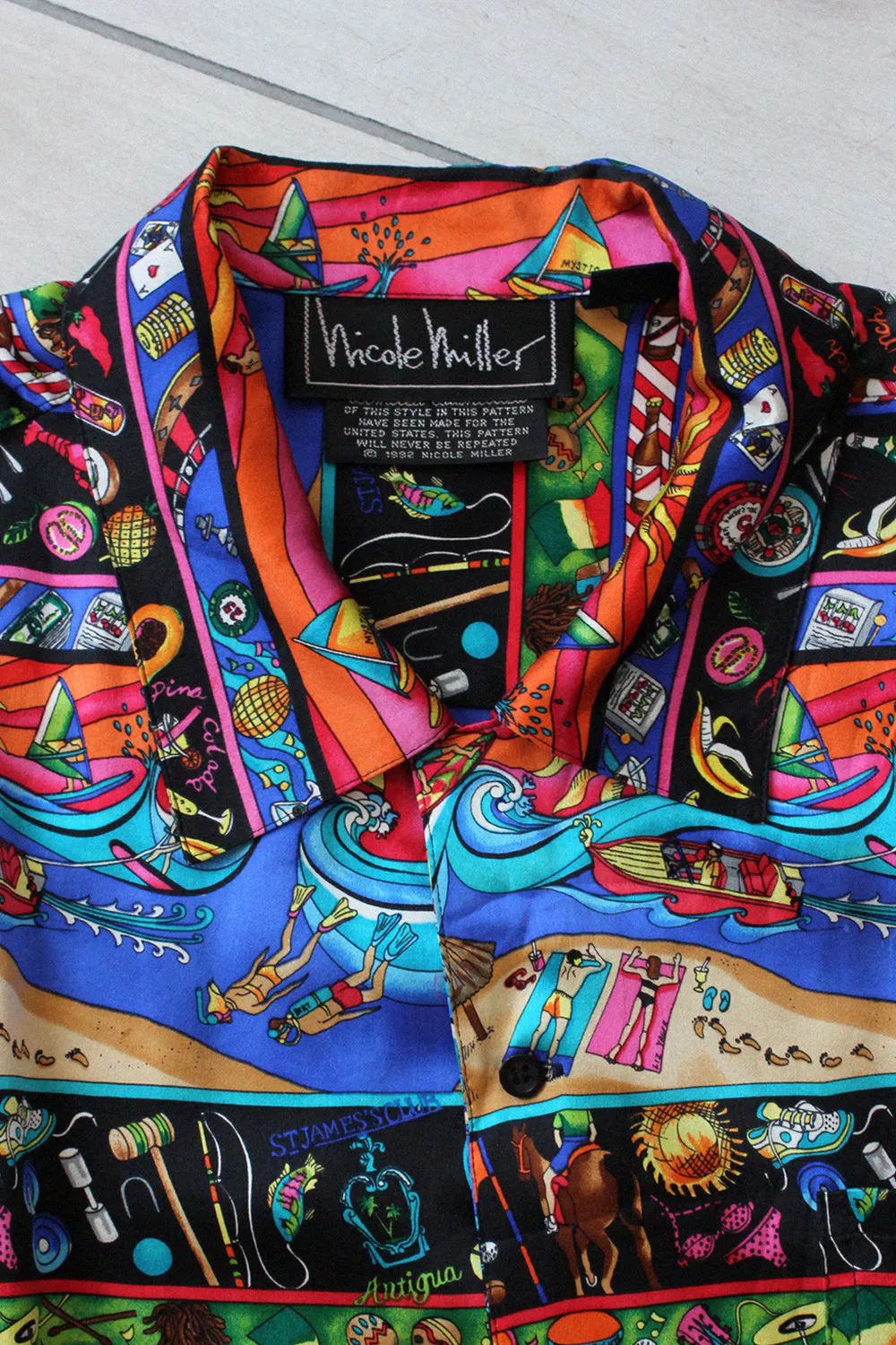 Antigua Novelty Silk Buttondown M-XL
