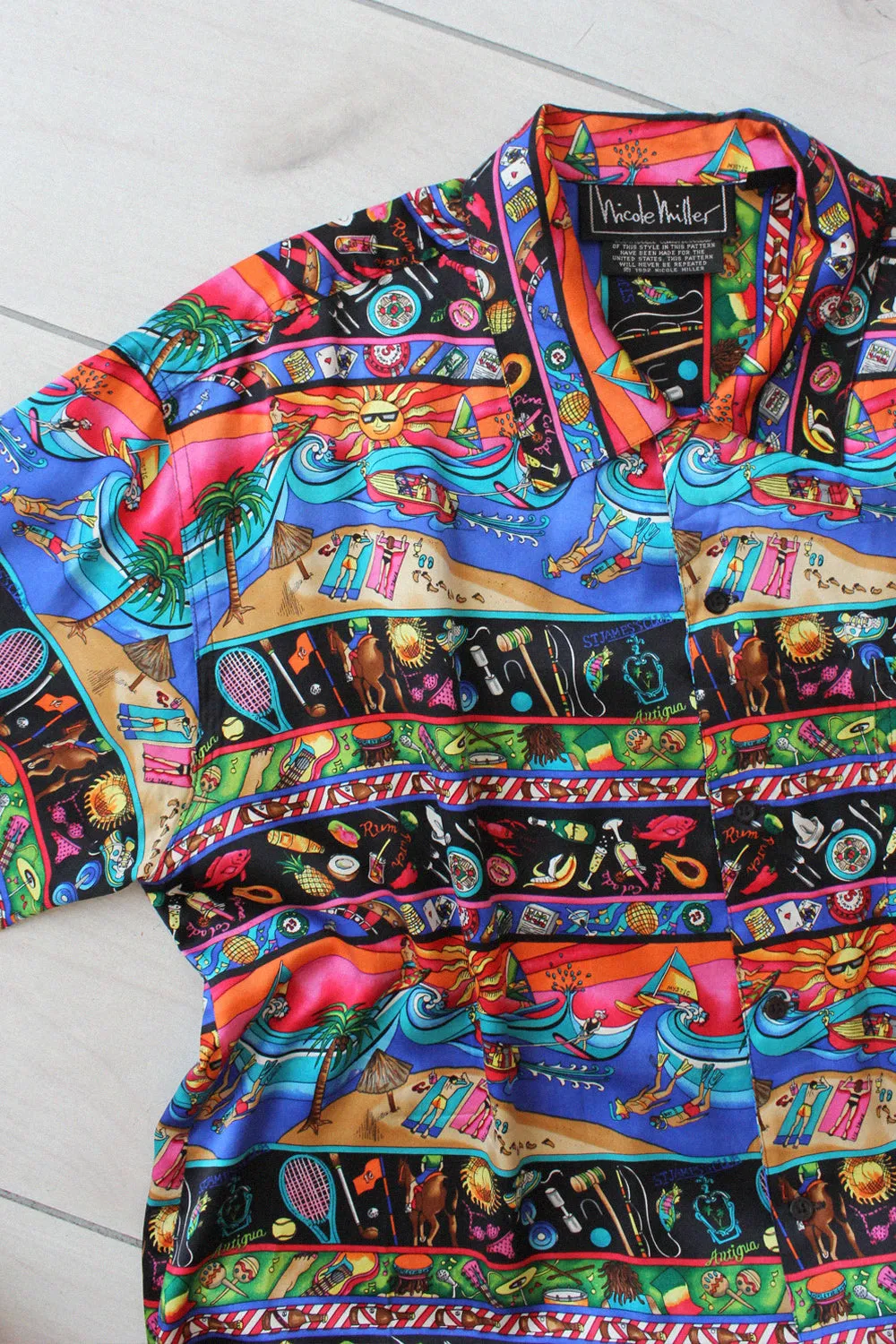Antigua Novelty Silk Buttondown M-XL