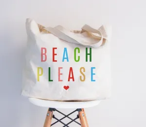 Beach Please - Colorful Graphic Tote - Includes free delivery on Oahu!