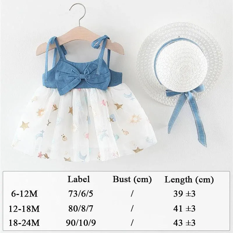 Beach Princess Baby Dress Set: Charming Summer Style for Girls