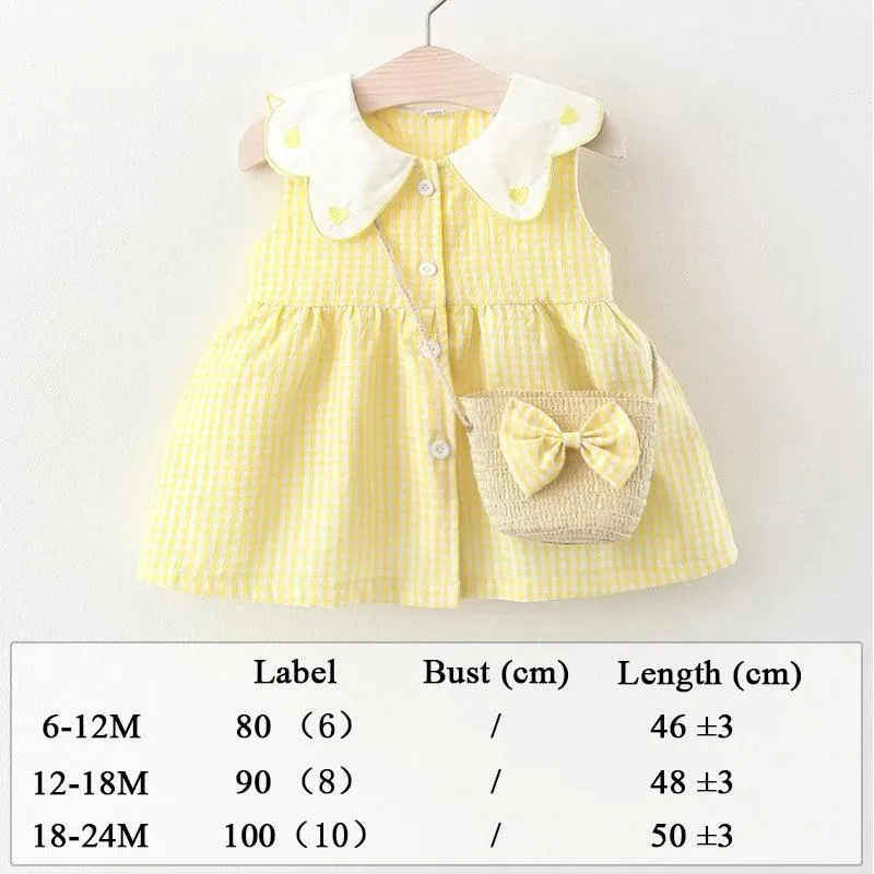 Beach Princess Baby Dress Set: Charming Summer Style for Girls
