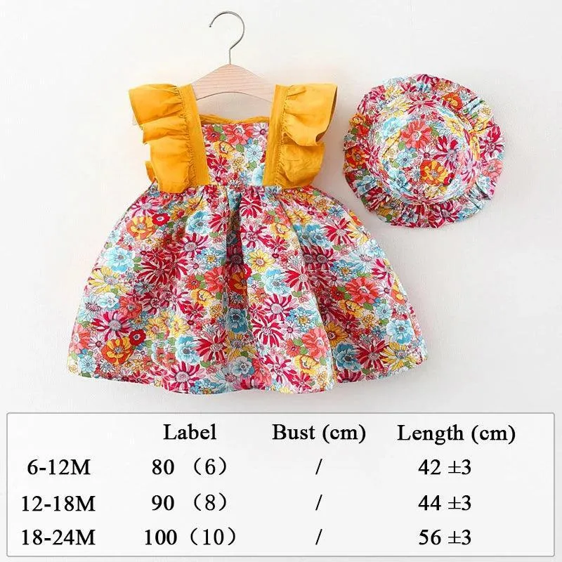 Beach Princess Baby Dress Set: Charming Summer Style for Girls
