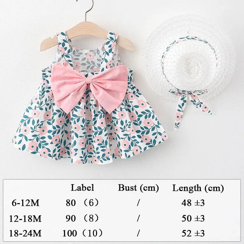 Beach Princess Baby Dress Set: Charming Summer Style for Girls