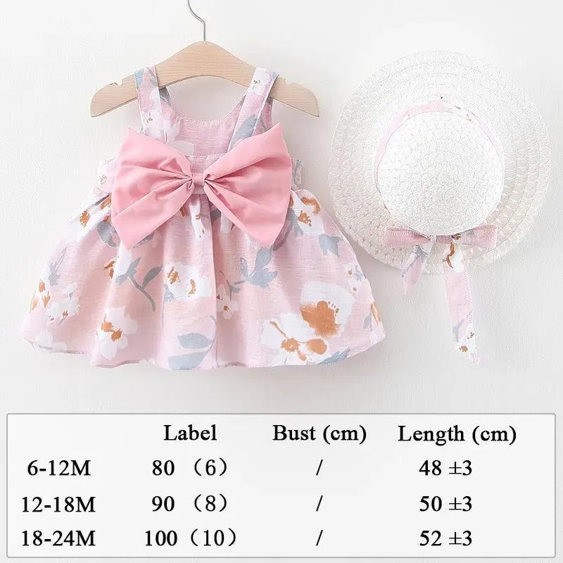 Beach Princess Baby Dress Set: Charming Summer Style for Girls