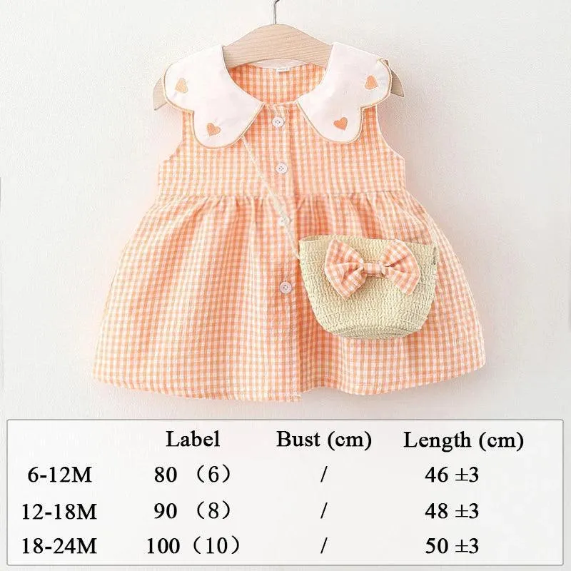 Beach Princess Baby Dress Set: Charming Summer Style for Girls