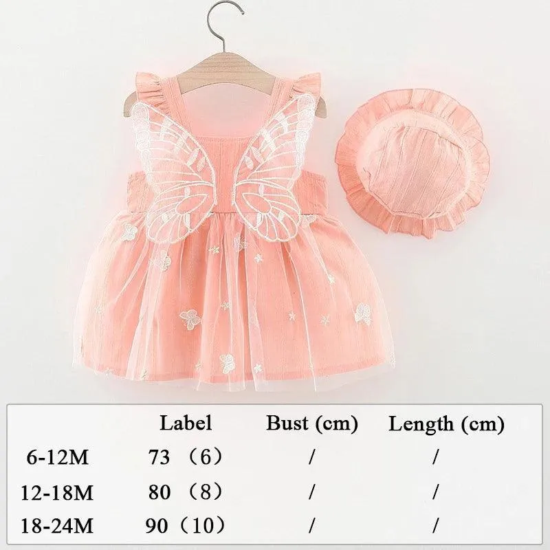 Beach Princess Baby Dress Set: Charming Summer Style for Girls