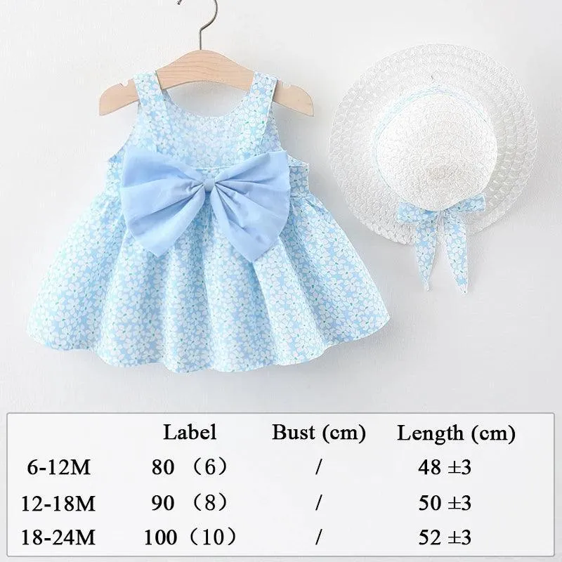 Beach Princess Baby Dress Set: Charming Summer Style for Girls
