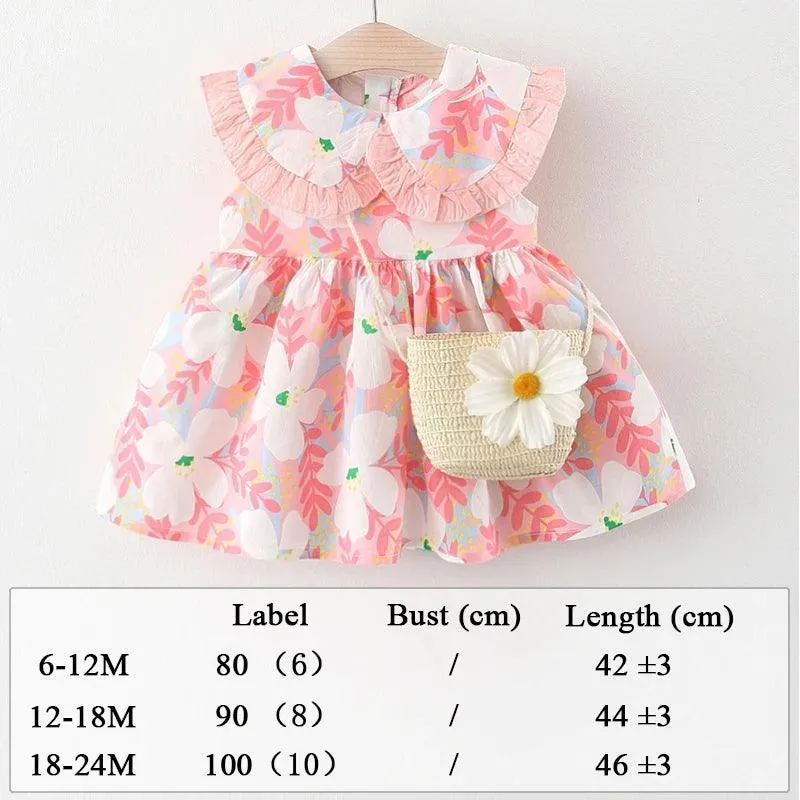 Beach Princess Baby Dress Set: Charming Summer Style for Girls