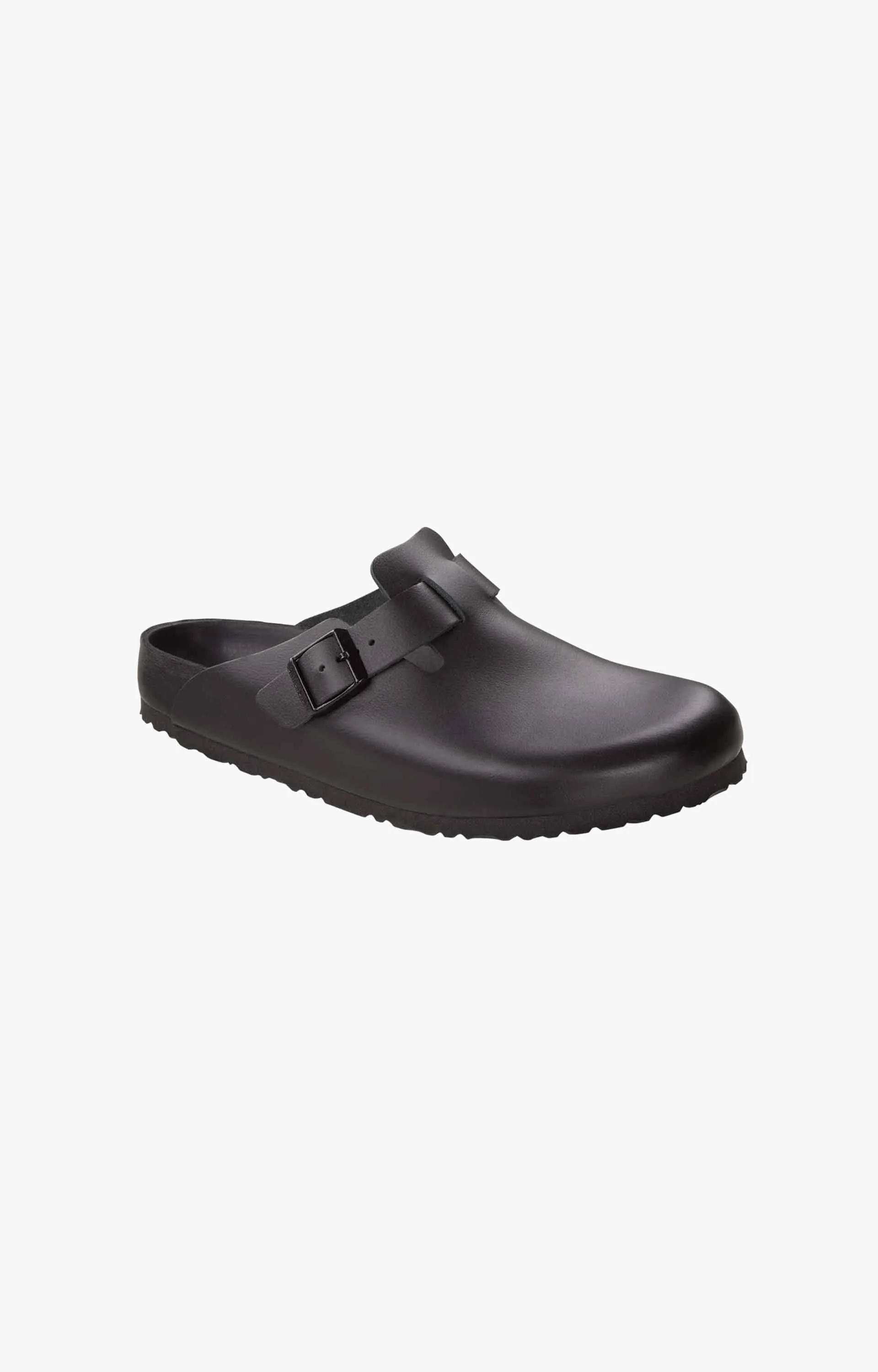 Birkenstock Boston Exquisite Natural Leather Sandals, Black