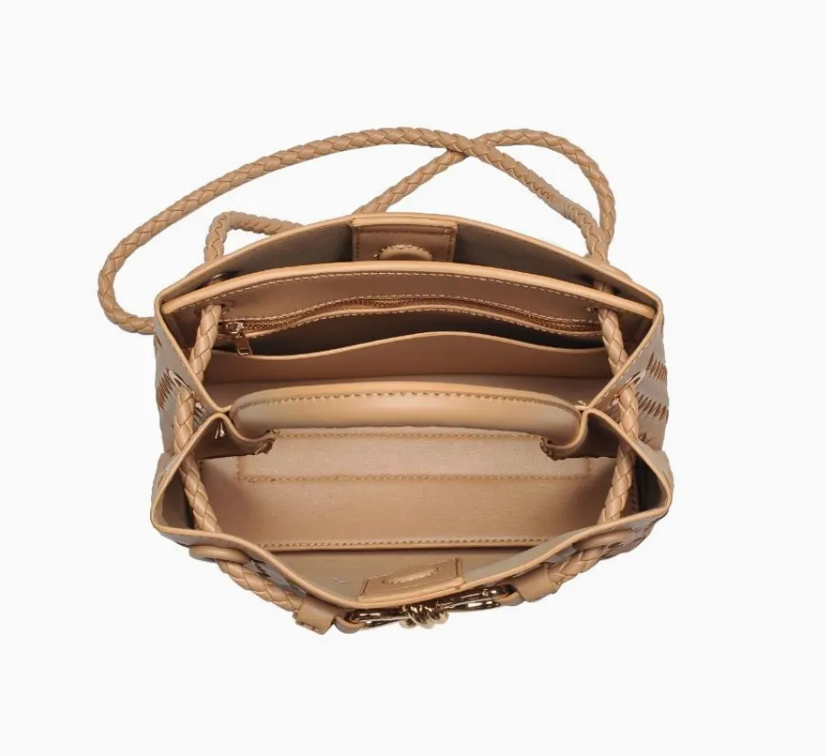 Blakely - Woven Crossbody Bag (Natural)