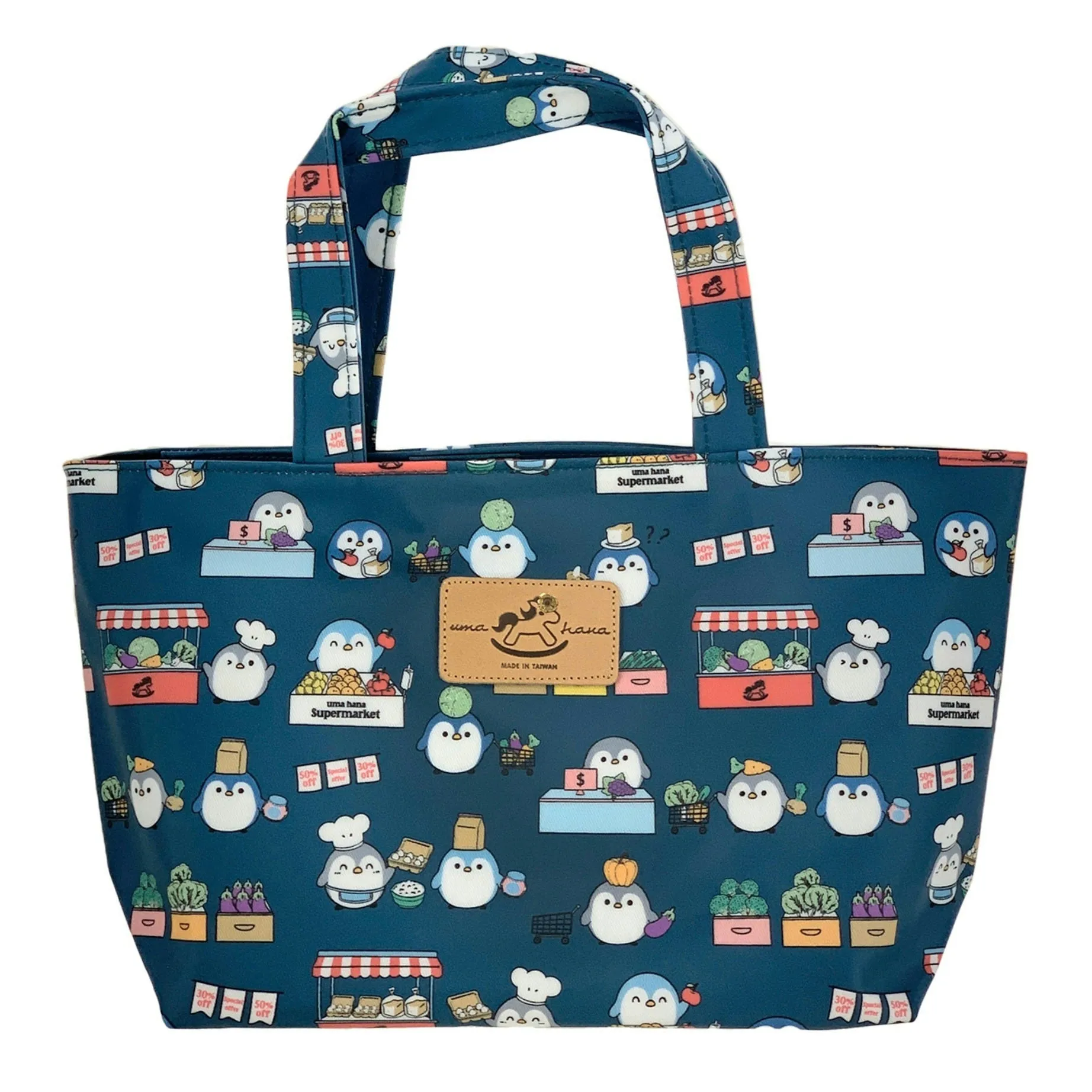 Blue Penguin Market Small Handbag