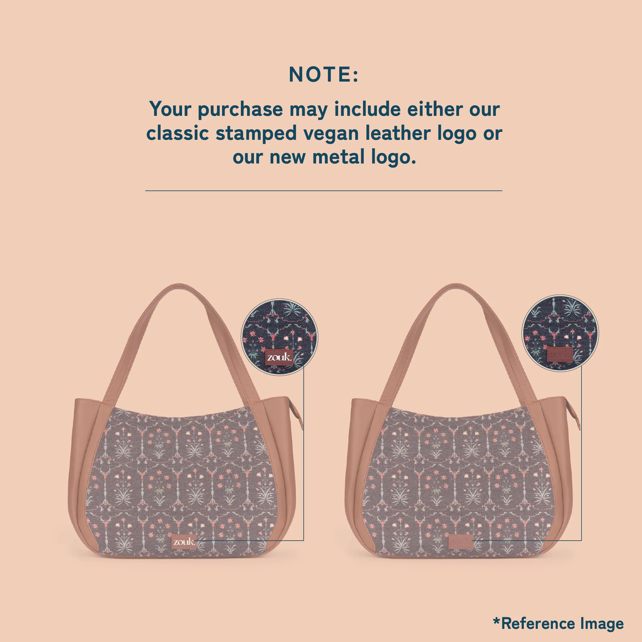 Bombay Houndstooth Luna Handbag