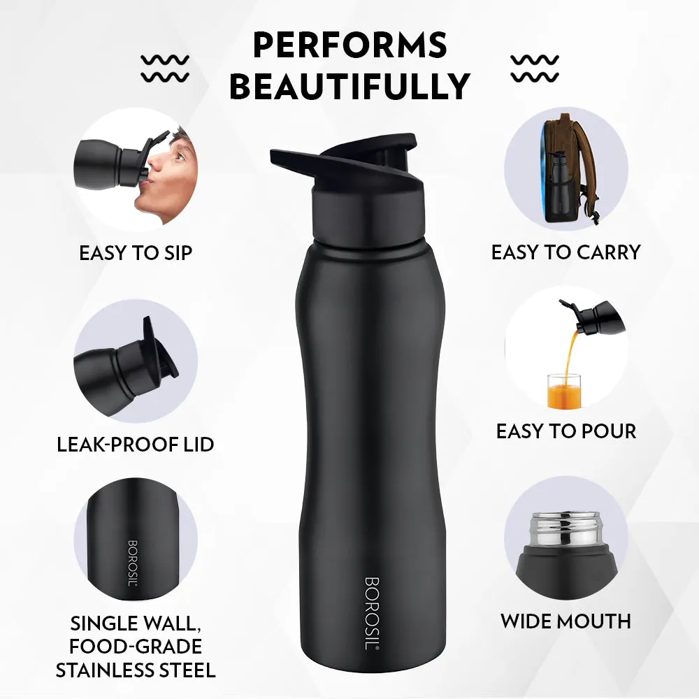 Borosil Grip n Sip Black, Personalise