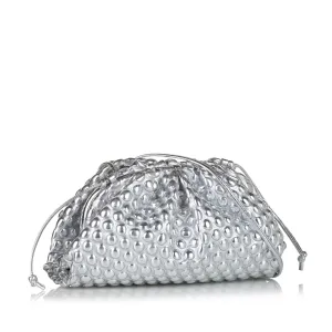 Bottega Veneta Metallic The Mini Pouch Crossbody (SHG-35139)