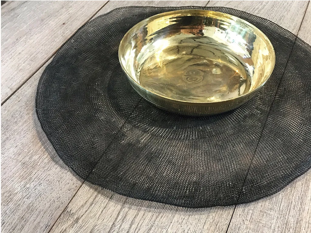 Brass Flat Bowl - Set of 4