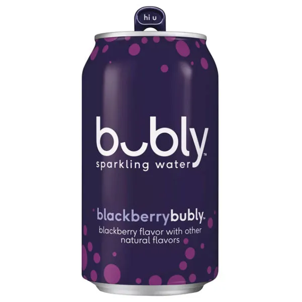 bubly Blackberry Sparkling Water 12 fl oz, 8 Ct