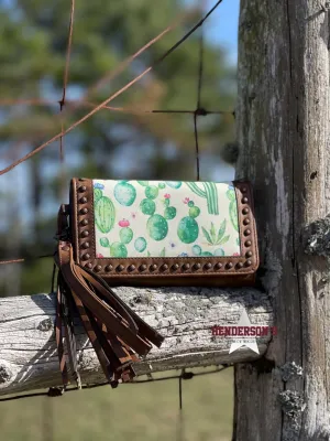 Cactus Clutch Wallet