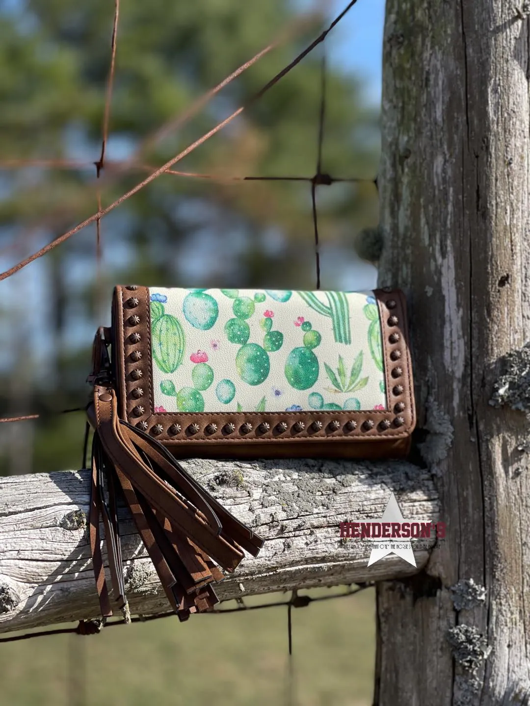 Cactus Clutch Wallet