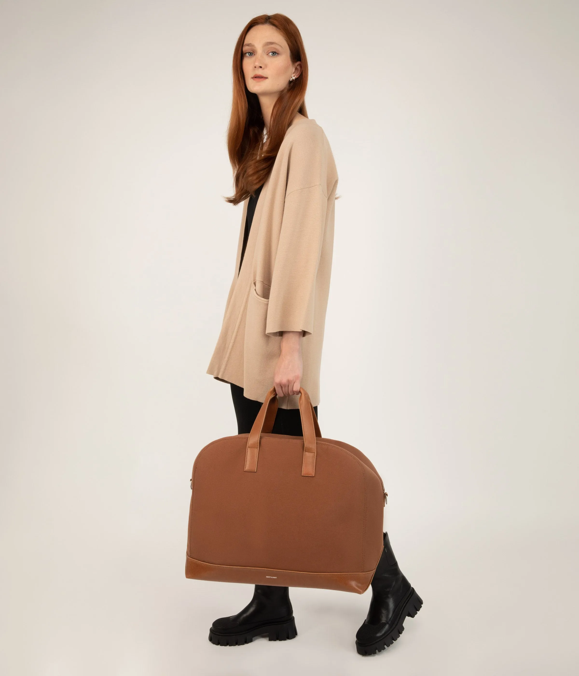 CALVI Vegan Weekender Bag - Canvas