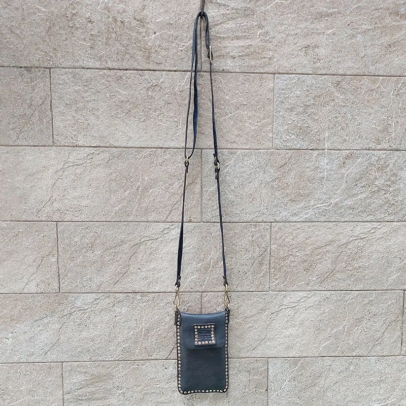 Campomaggi/Mobile bag (Red/Navy)