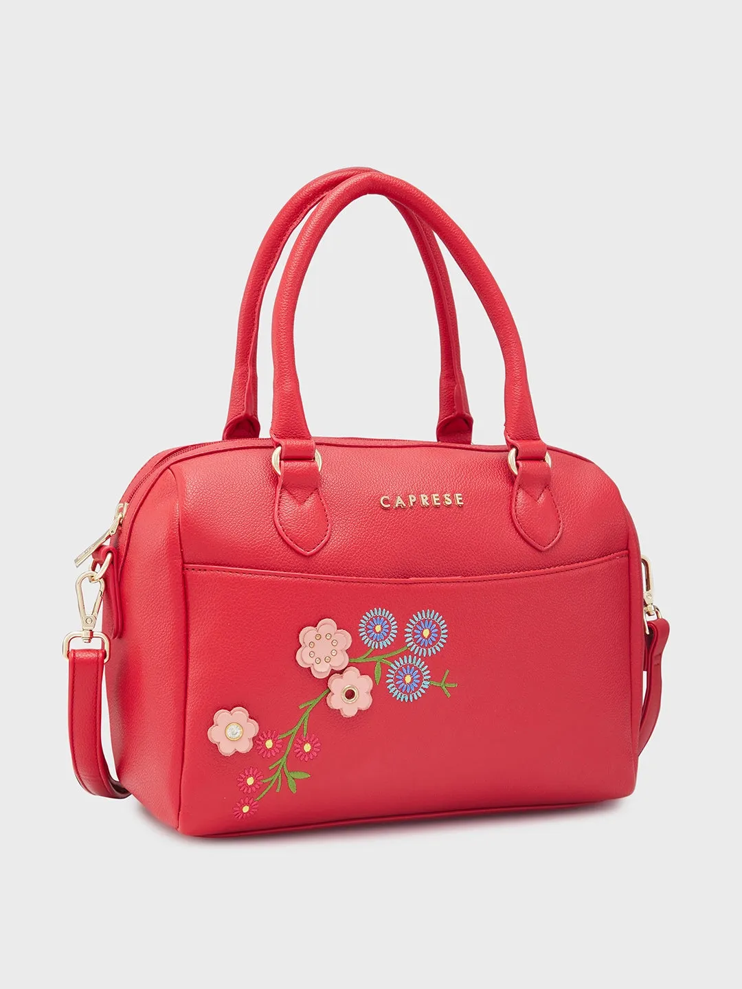 Caprese Erica Satchel Medium Maroon