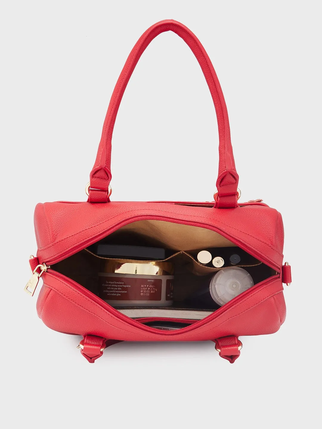 Caprese Erica Satchel Medium Maroon