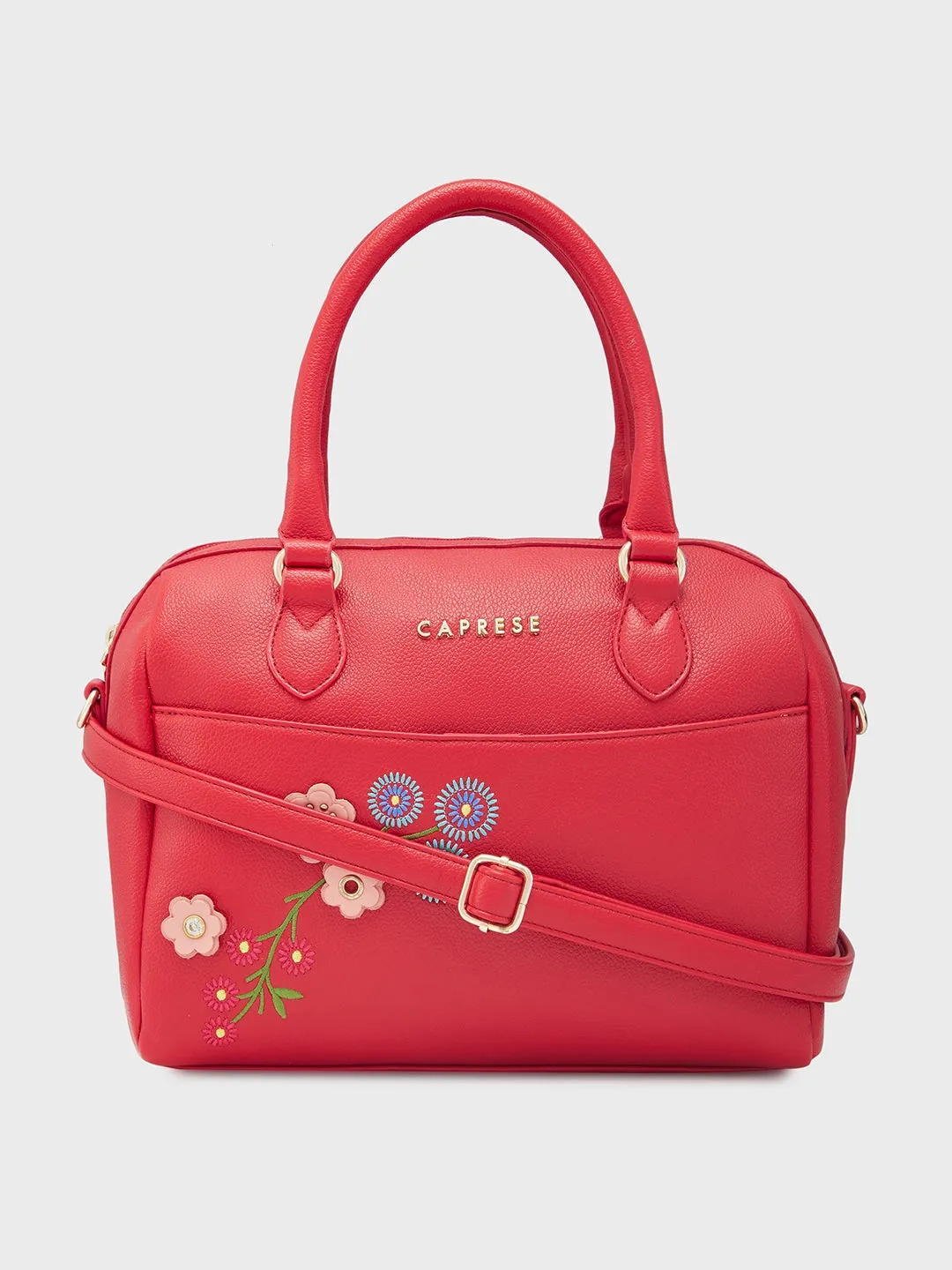 Caprese Erica Satchel Medium Maroon